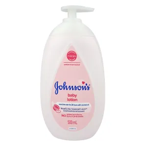 Johnson’s Baby Lotion with Coconut Oil – 24H Moisture & Deep Nourishment (500ml) (Made in Thailand)